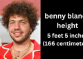 benny blanco height